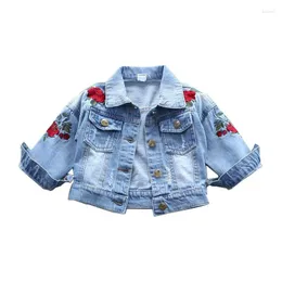 Baby girl jean jacket with shop fur