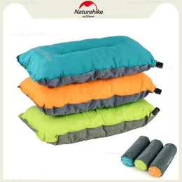 Sacos de dormir Pillow Auto -Infling Pillow Sponge Ultralight dobring Compact Compact Automatic Inflable Outdoor Travel Camping 230505