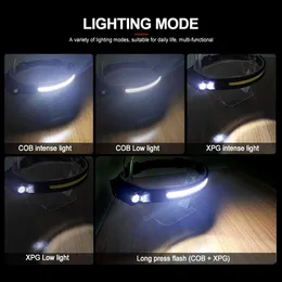 1 2 3 4 plecaki 2022 Ulepszone Super Bright Super LED LED LED LASHLIGHT LASHTlight Wodoodporne reflektor z indukcją dla Outto