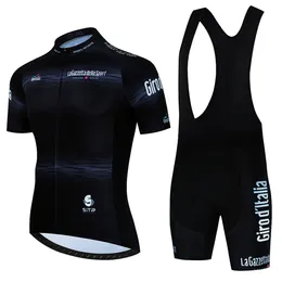 Conjuntos de Camisas de Ciclismo 2023 Tour De Italy D ITALIA Conjunto de Verão Bicicleta Respirável Montanha Roupas de Manga Curta Maillot 230505