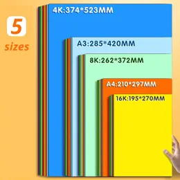 Karten, 16K/A4/8K/A3, bunter strukturierter Karton, 30 Farben, 60 Blatt farbiges Papier für handgemachtes Scrapbooking, Basteln, Dekor, Origami