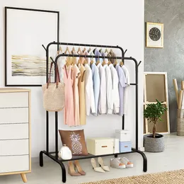 Clothing Garment Racks with Tree Branch Hook and Shoes Shelves, Free Standing Clothes Hanging Rack Heavy Duty Clothes Drying Rail Free Stand