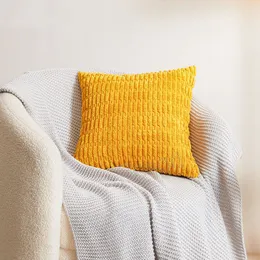 Solid kolorowy poduszka poduszka biuro samochodu miękki komfort lędźwiowy poduszka lędźwiowa 45x45 cm domowa sofa dekoracja