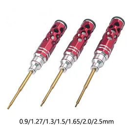 Schroevendraaier rjx hss titanium mini 0,9/1,27/1,3/1.5/1.65/2.0/2,5 mm Ferramenta de reparo de bits de chave de fenda hexa