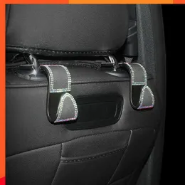 4st Universal Car HeadRest Back Seat Hook fordonsorganisatör för handväskor Purs Coats Car Hanging Accessories for Woman