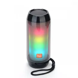 TG643 Trend Waterproof Subwoofer LED light Wireless Portable V5.3 Fashion Bluetooth Speaker