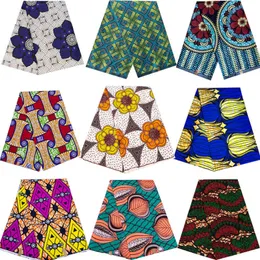 Tessuto Ankara Stampe africane Tessuto Batik Garantito Vera Cera Patchwork Poliestere Tissu di alta qualità per la decorazione del vestito FAI DA TE P230506