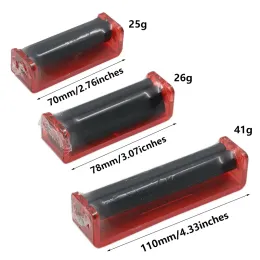 70mm 78mm 110mm Acessórios para fumantes Máquina de rolagem de plástico manual Rolamento King Roll Papel Automatic Tobacco Roller Cigareting Casket