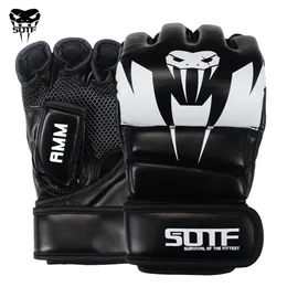 Sports Gloves SOTF Adults MMA Venomous snake Multicolor Boxing gloves Tiger Muay Thai muay thai boxing fight glove Sanda pads box 230505