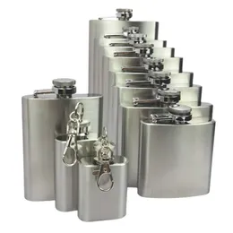 Jinsong Hipflask 1oz-12 once in acciaio inossidabile Fesca d'anca con patala tasca a imbuto Alcool Whisky Hip Flask Aib
