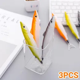 Fish Shape Ballpoint Pens 0.5mm Pen Head Tip Creative Student Office Stationery Promotional Gifts School Supplies