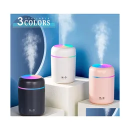 Other Home Decor Humidifier Portable Usb Trasonic Colorf Cup Aroma Diffuser Cool Mist Maker Air Purifier With Light For Car 220527 D Dhdjo