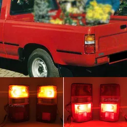 Toyota Hilux Pickup 용 Taillight 후면 브레이크 테일 라이트 SR5 MK3 LN RN YN 2WD 4WD 1989-1995 STOP TUNE 신호 자동차 액세서리