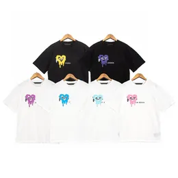 Designer-Herren-Palmen-T-Shirts, Sommermode, Herren-Damen-Hip-Hop-T-Shirts in Übergröße, langärmelige Palmen-Oberteile, luxuriöse Grafik-T-Shirts, Kleidung, kurzärmliges T-Shirt mit Winkeldruck