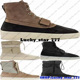 Mens Boots Trainers Storlek 12 Rädsla för Gods Duckboot Sneakers Shoes Luxury Designer Fearofgod Ski Lounge Boot Women 46 1659 US12 Casual US 12 Platform Botas Booties