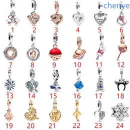 925 Silver Fit Pandora Charm Nowy Lollipop Ice Cream Pudownia Wisior Pendant Krzyż