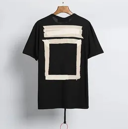 Luxury Fashion Offs White Mens Texina Designer de camisa T-shirts Casual Tops de verão Tees Mulheres Back Arrow X Print T-shirt Couples Sports Tshirts
