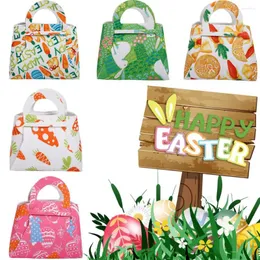 Gift Wrap Easter Carrot Handbag Egg Bag Happy Kid's Favor Gifts Package