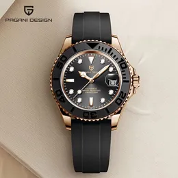Armbanduhren PAGANI DESIGN Top Marke Sport Herren Mechanische Armbanduhr Saphir Luxus Automatikuhr Herren Edelstahl Wasserdichte Uhr 230506