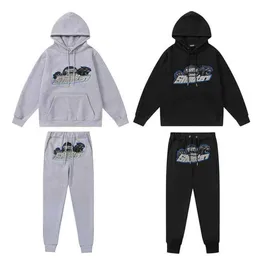 Herrspårar Autumn Trapstar Tracksuit Shooter Printed Men hoodie set Set Overdimensionerade varumärkesdräkt Pant Classic Design 66ESS