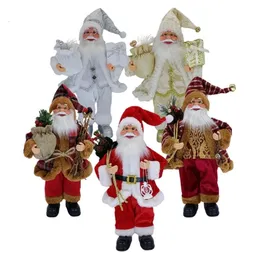 Décorations de jardin 17in debout coquinement Nice Santa Claus Christmas Figurine Figurine Holiday Decoration 230506