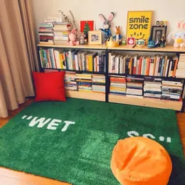 Teppich, Cashew-Blume, nasses Gras, Teppich, Bodenmatte, Modedesigner-Teppich, Schlafzimmer, Spielzimmer, Bodenmatte