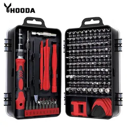 Schroevendraaier Yihooda 138 in 1 Presisie Screwdriver Set Magnetic Torex T8 Phillips 키 미니 드릴 스크류 드라이버 세트 전화 노트북 수리 도구