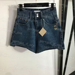 Luxury Women Pants de mezclilla Mini Jeans Ins Fashion Street Style Shorts