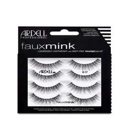 Faux Mink False Eyelashes, Style 817, Pack of 4 Pair