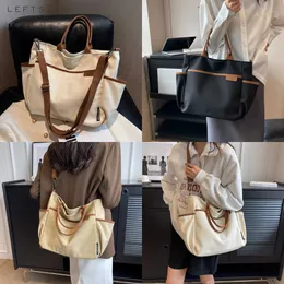 Nxy Handtaschen aus weichem Stoff für Damen, neu, lässig, Schultertasche, große Shopper, Einkaufstasche, Umhängetasche, Reißverschlusstaschen 230424