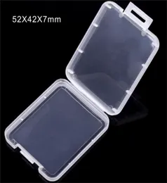 Casella di plastica della scheda CF Porta della scheda di memoria standard trasparente MS White Box Storage Case per TF Micro XD SD Case3123656