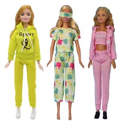 Dolls Girl Sleeping e Sport Sport Roupos e Acessórios para American Girl Dolls Roused Kids Toys Dolly Acessórios para Doll DIY Girl Presente Mini Doll House Supplies