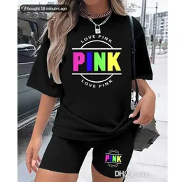 Designer 2023 Nouveau Grand Femmes Survêtements Deux Pièces Ensemble T-shirt Shorts Ensemble Lettres Motif ImpriméSports Ensemble Sportwear Plus Tailles 4XL 5XL