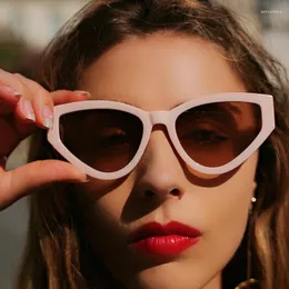 Güneş gözlüğü vintage güneş gözlükleri kadın moda cateye y2k kadın gözlükler moda lüks gölgeler punk lentes de sol mujer