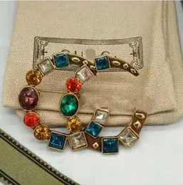 S Tasarımcı Marka Çift Mektup G-Broşlar Geometrik AMOND KABULU KUTUCU KURULU KURULU PIN BROOCHE MENS BAYRAK BROOCH Düğün Takı 20 Style