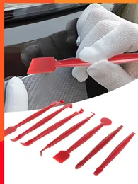 New New 7pcs/set Car Vinyl Wrap Film Sticks Squeegee Automobile Film Sticking Edge Closing Tools Auto Wrapping Window Tinting Tools