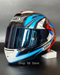 オートバイヘルメットShoei X-Spirit III X14 Bradley 3 Helmet Anti-Fog Sunshade Riding Motocross