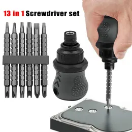 Conjunto de chaves de fenda Schroevendraaier 6 em 1 Conjunto de chaves de fenda multifuncional Conjunto de ferramentas de reparo para laptop móvel Óculos Kit de chave de fenda pequena DCS