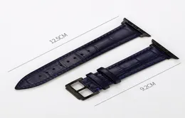 Adecuado para Apple Watch IWatch16 ES Universal Leather Blue Strap Style 3840 4244mm4013532