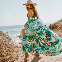 Casual Dresses Long Cotton Beach Women Dress Saida De Praia Cover Up Kaftan Sarong Vestido Swim Ropa Playa Tunic