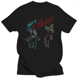 Erkekler T Shirt Porkys Retro 80 Komedi Film Erkek Tişörtler Hip Hop Sokak Giyim Tshirts Homme Mizah Marka T-Shirt Erkekler
