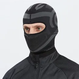 Kawałki rowerowe maski zimowe maska ​​motocyklowa utrzymuje ciepło dzianinę maskę motocyklową maskę twarzy wiatrowoodporne maski narciarskie Mężczyźni 230506