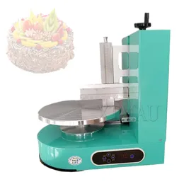 새로운 도착 반자동 생일 케이크 크림 코팅 충전 기계 4-12 인치 케이크 크림 버터 스프레딩 디빙 아이싱 메이커