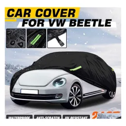 Car Sunshade For Vw Beetle Er Winter Snow Waterproof Dustproof Ice Frost Outdoor Protection 4X17X15M R230224 Drop Delivery Mobiles M Dhc2N