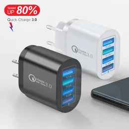 60W USB Charger Fast Charging 4USB Charger Quick Charge 3.0 for iPhone 14 13 XIAOMI SAMSUNG FAST FAST
