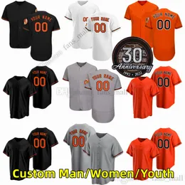 25 Anthony Santander S-6XL Custom Baseball Jersey 6 Ryan Mountcastle Tyler Nevin Rougned Odor Jorge Lopez Gunnar Henderson Austin Hays Ryan McKenna Jerseys