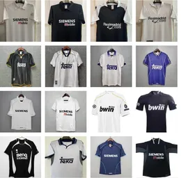 2000 2001 2002 Retro piłka nożna 09 00 01 02 03 04 05 06 07 09 10 11 koszulka piłkarska vintage Kaka Benzema Rauul Zidane
