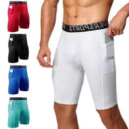 Мужские шорты сжатие мужчина летняя спортивная одежда бегает короткие брюки быстро сухой тренажерный зал мужской колготок