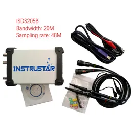ISDS205B 5IN1 Multifunktionaler PC-basierter USB-Digital-Oszilloskop-Spektrumanalysator-Tester-Messgerät DDS-Sweep-Datenrecorder 20M 48MS/s