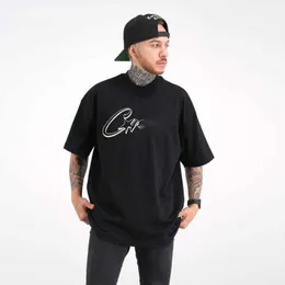 Hip Hop Sweatshirt Erkek Tişört Tasarımcı Tshirt Cort Baskılı Colthing Yuvarlak Boyun Tee Erkekler Büyük Boy Tshirt Pamuk Sıras Çakçılık Üstü